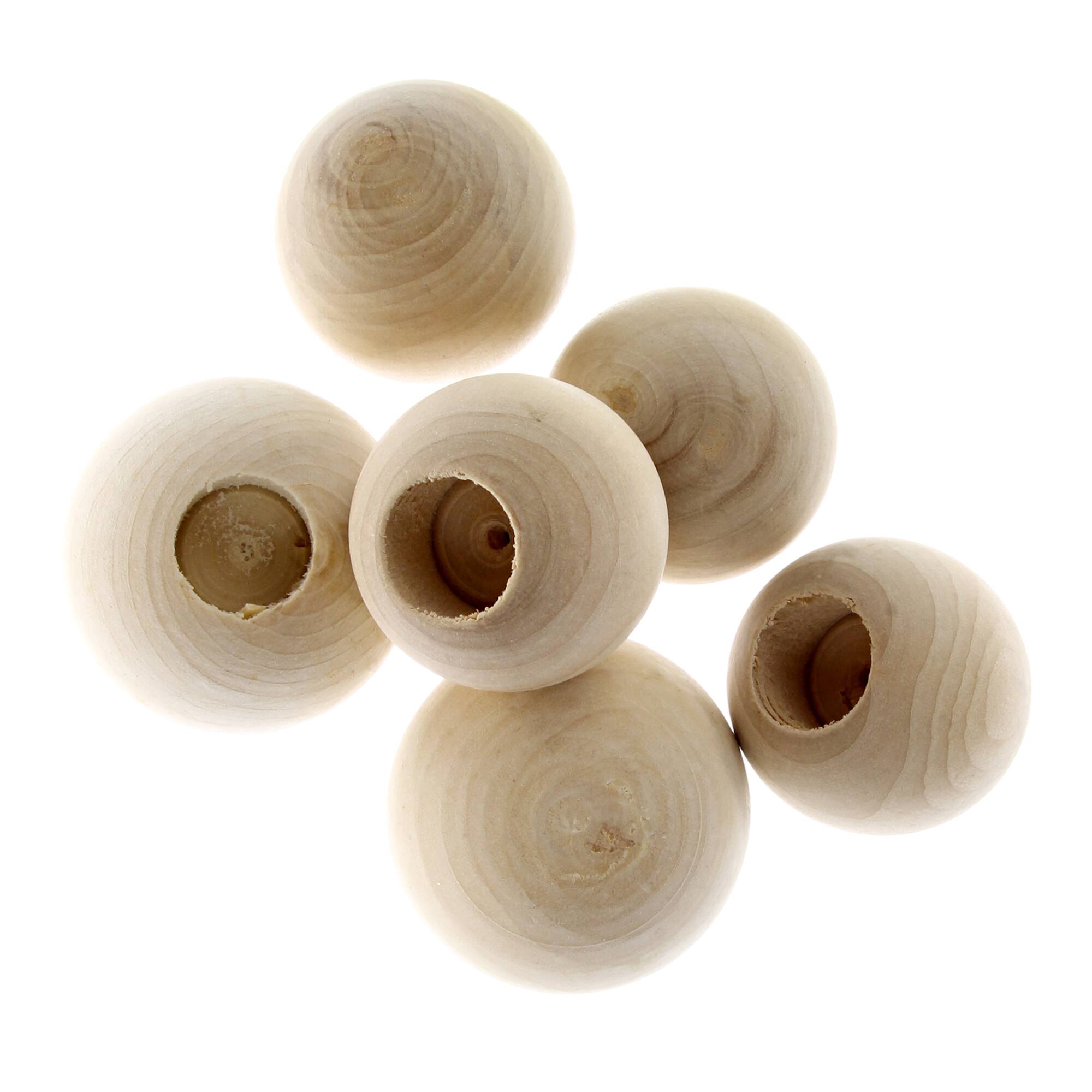 Wood Head Beads by Creatology™
